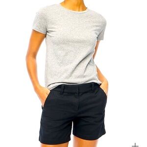 NWT J. Crew Factory 5” black women’s flat front short, flawless